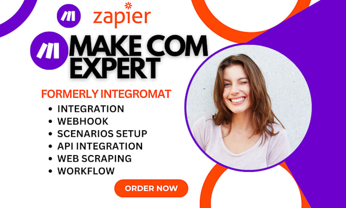 Bestseller - automate your workflow with make com integromat and zapier integration made com