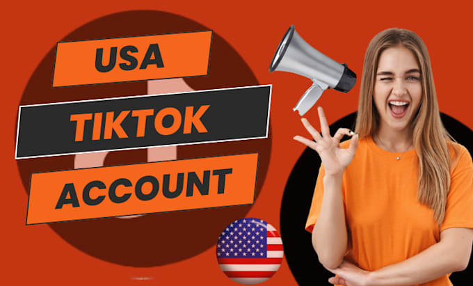 Gig Preview - Create USA tiktok account, tiktok USA, USA tiktok, USA account within 5 hours