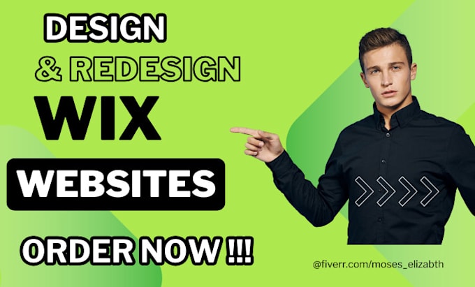 Gig Preview - Wix website redesign wix website design wix website redesign wix website design