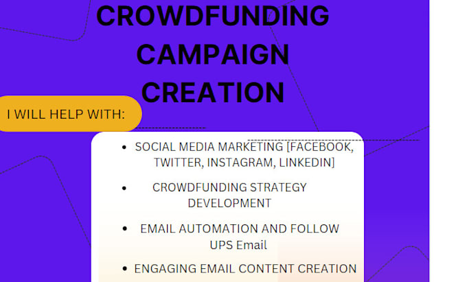 Gig Preview - Promote and do crowdfunding campaign creation gofundme