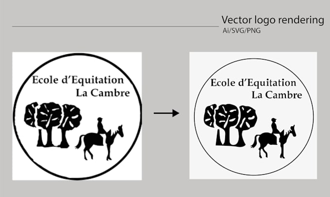 Gig Preview - Vectorize your raster logo to high quality vector format