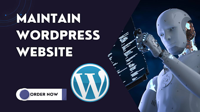 Gig Preview - Maintain your wordpress website on a monthly basis