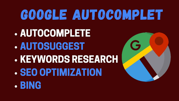 Gig Preview - Do google autocomplete keywords reseach  seo optimization in bing