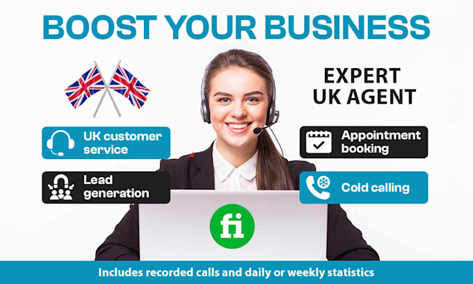 Gig Preview - Do cold calling or appointment setting for your UK business