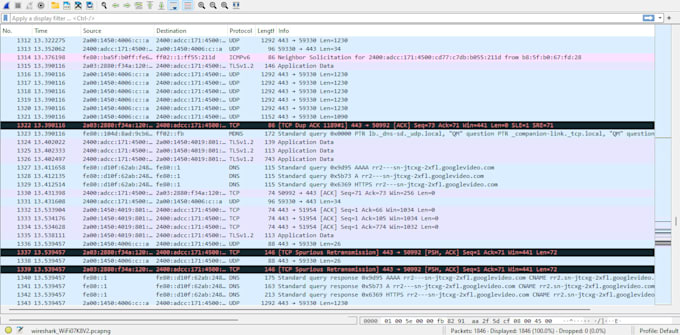 Gig Preview - Pcap file analysis on wireshark