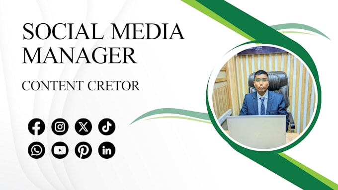 Gig Preview - Be your social media marketing manager and content creator