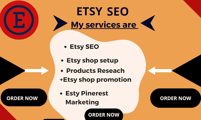 Gig Preview - Do etsy promotion etsy SEO pinterest marketing to boost etsy sales etsy traffic