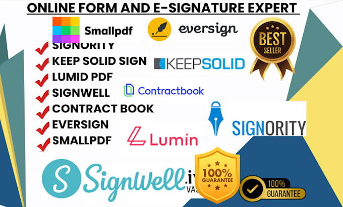 Gig Preview - Do signority keep solid sign lumin pdf signwell contractbook eversign smallpdf