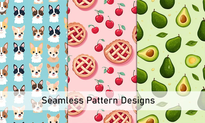 Gig Preview - Create seamless pattern design for fabric print