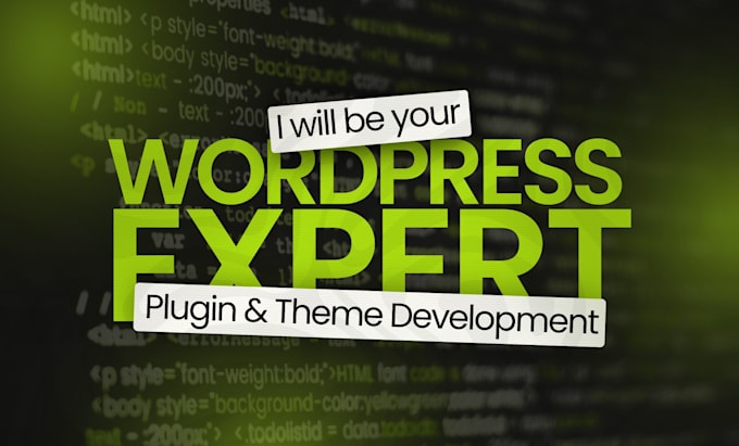 Gig Preview - Be your wordpress expert on theme and plugin development