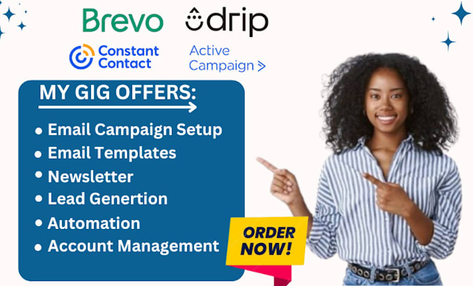 Gig Preview - Setup active campaign automation constant campaign drip html brevo template drip