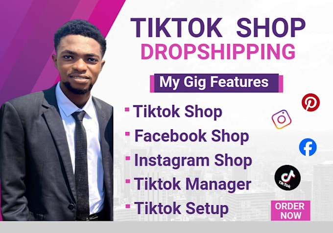 Gig Preview - Setup tiktok facebook instagram shop or ads manager with shopify marketing