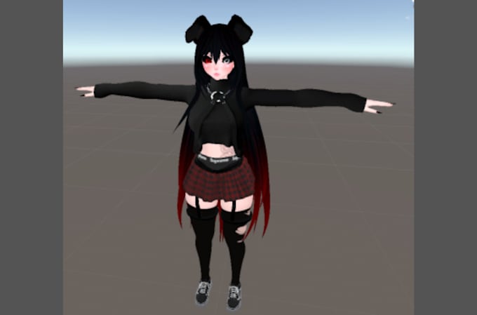 Gig Preview - Create 3d vrchat avatar, vrc model and vr character for you