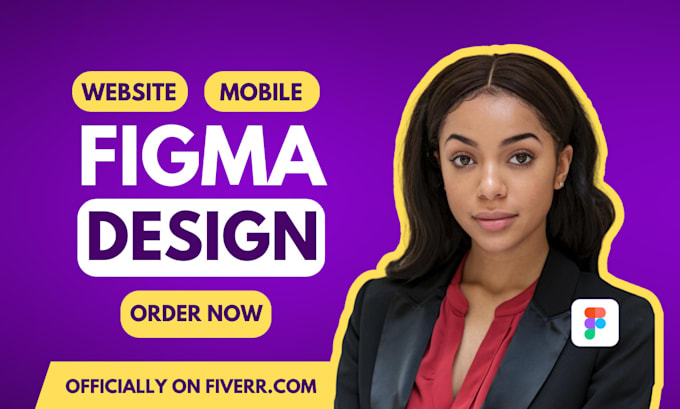 Gig Preview - Do figma product design, figma website, figma design website, website mockup