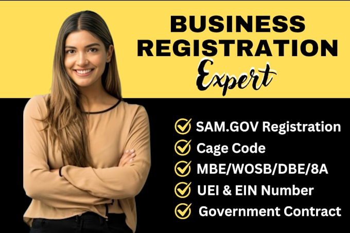 Gig Preview - Certify sba mbe wosb 8a mwbe wbe dbe do sam gov registration get cagecode uei