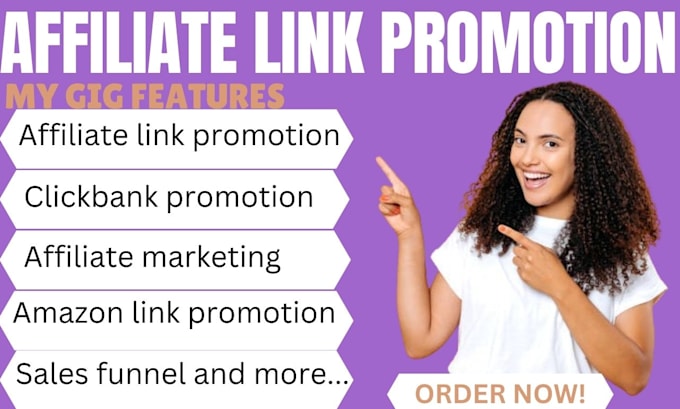 Gig Preview - Do clickbank affiliate link promotion, affiliate marketing promotion