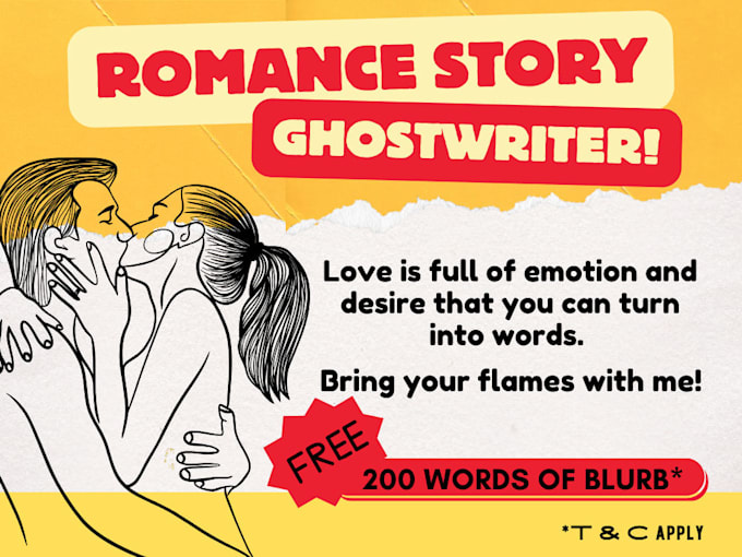 Gig Preview - Ghostwrite your romance and fiction story, fantasy ebook