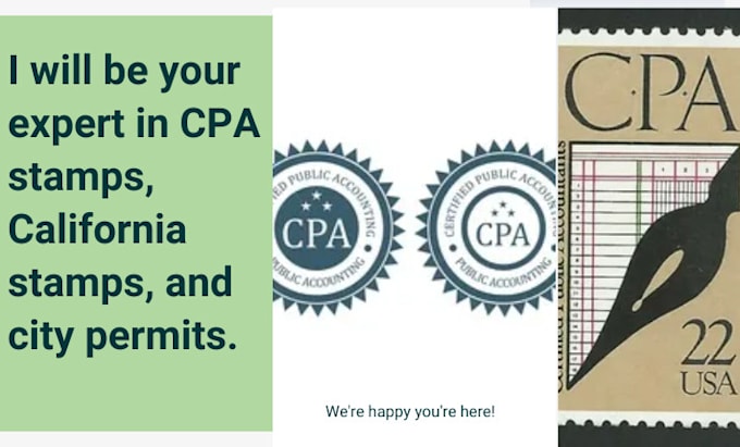 Gig Preview - Facilitate the acquisition of certified public accountant stamp permits