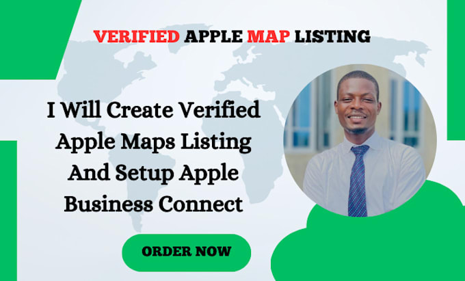 Gig Preview - Create apple maps listing, apple maps business connect profile set up google map