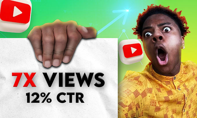 Gig Preview - Design catchy youtube thumbnail