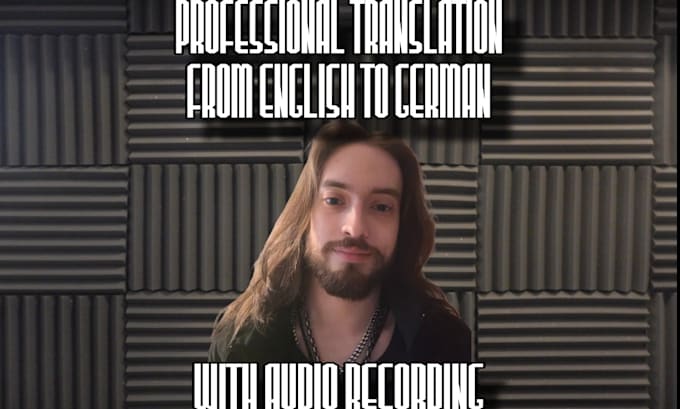 Gig Preview - Translate your script from english to german and record it