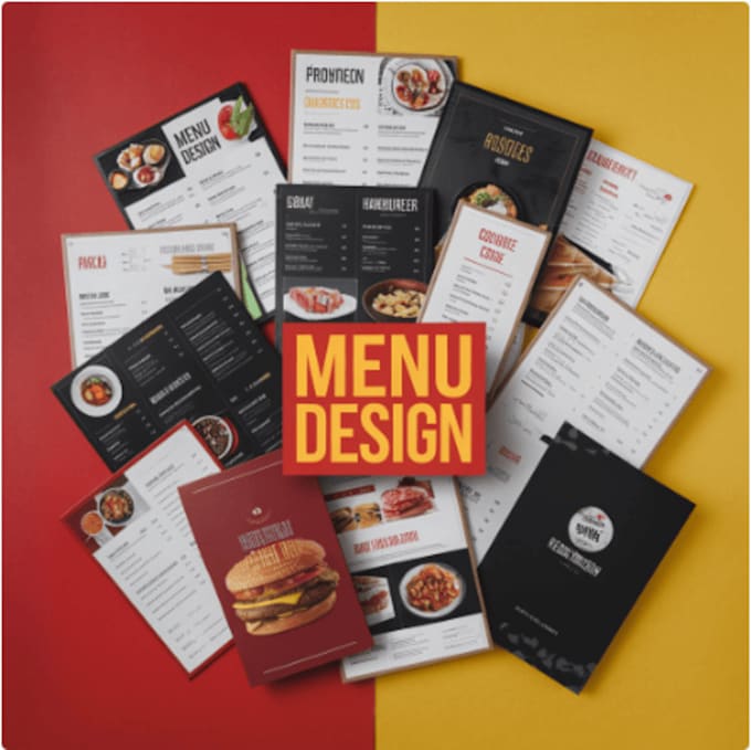 Gig Preview - Design restaurant menu food flyer food menu design digital menu price list