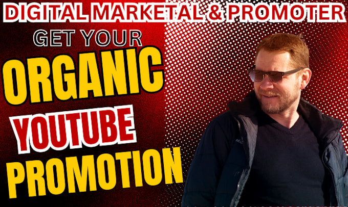 Gig Preview - Do organic youtube promotion, subscribers, video promotion, for monetization