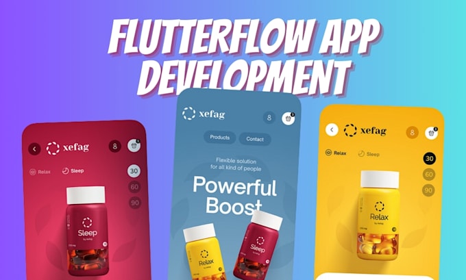 Gig Preview - Build flutterflow mobile app, figma to flutterflow laravel backend softr webapp