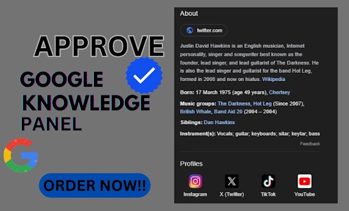 Bestseller - create approve and verified google knowledge panel for personal or company