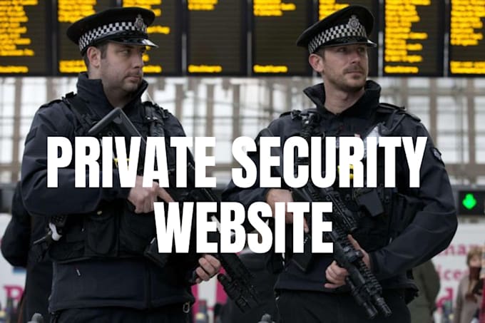 Gig Preview - Private security website, security guard, remove malware from wordpress website