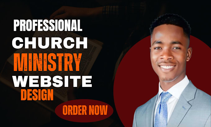 Gig Preview - Design or redesign beautiful church website, ministry website