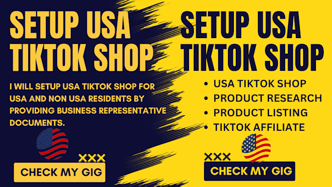 Bestseller - setup tiktok shop USA tiktok shop setup usa tiktok shop business representative