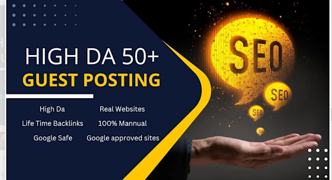 Bestseller - high da guestposts guest posting with dofollow seo backlinks