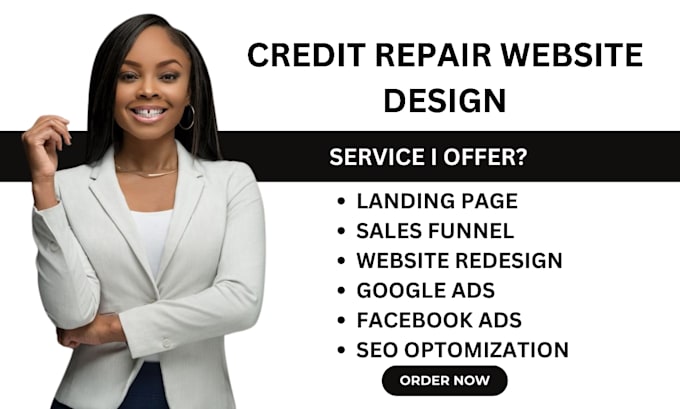 Bestseller - design credit repair website finance website accounting website safety repair