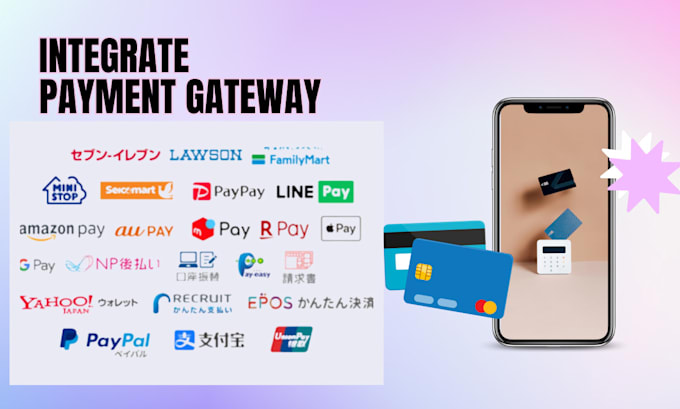 Gig Preview - Integrate stripe paypal  authorize dot com stripe klarna, crypto payment gateway