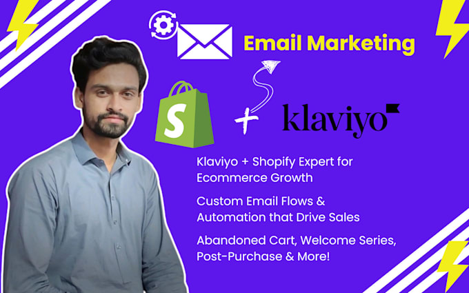 Bestseller - set up klaviyo email and sms marketing flow for shopify ecommerce