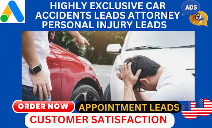 Bestseller - car accident leads personal injury leads law firm attorney leads lawyer leads