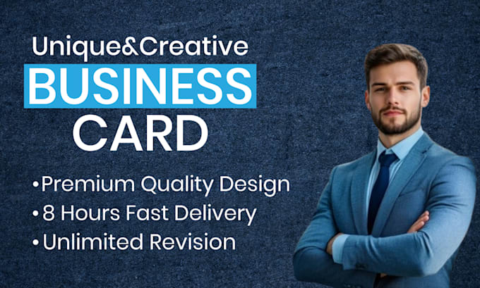 Gig Preview - Create professional business card for you