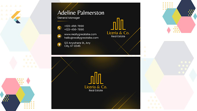 Gig Preview - Do business card and visiting card design