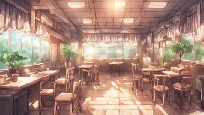 Gig Preview - Draw you anime manga background for game, visual novel