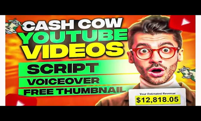 Gig Preview - Create automated cash cow videos cash cow channel cash cow youtube cash cow