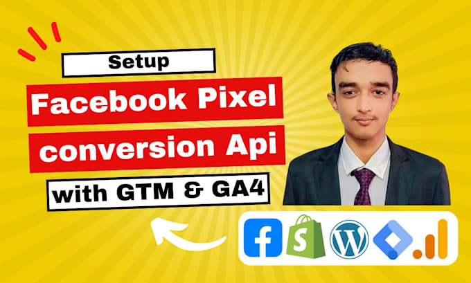 Gig Preview - Setup facebook pixel and conversion API with GTM