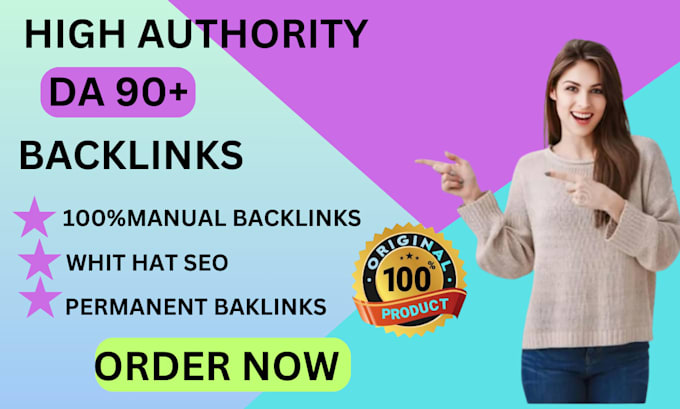 Gig Preview - Make 30 high quality da 90 plus profile authority backlinks