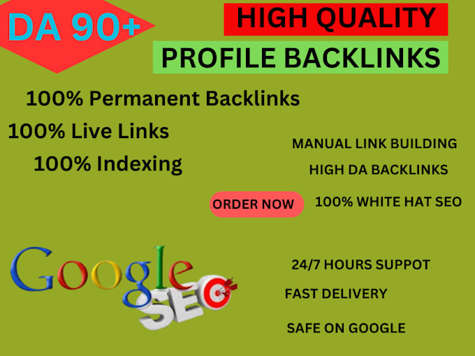 Gig Preview - Manually do 35 unique SEO backlink on da 90 sites plus  link