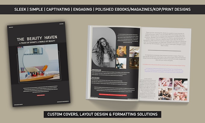 Gig Preview - Design book cover, interior layout, KDP paperback, and ebook