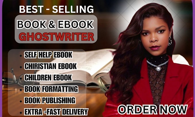 Gig Preview - Be self help ebook writer christian ebook romance ghostwriter non fiction ebook