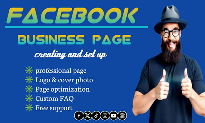 Bestseller - do facebook business page creation  and set up