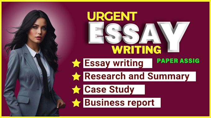 Gig Preview - Do essay writing, case study analysis, report, research and summary