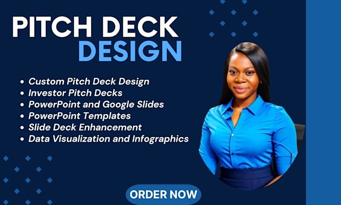 Gig Preview - Do pitch deck presentation design powerpoint template google slides presentation