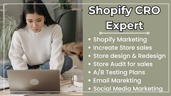 Gig Preview - Skyrocket your shopify store conversions with expert cro strategies